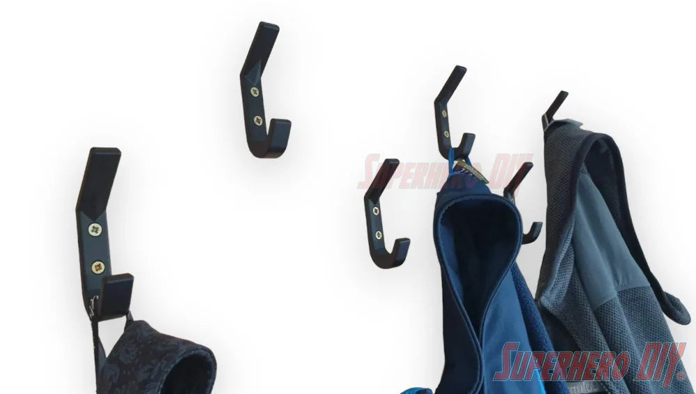 Multipurpose Coat Hook | 3D-printed storage hook storage strong and available in multiple colors! - Superhero DIY