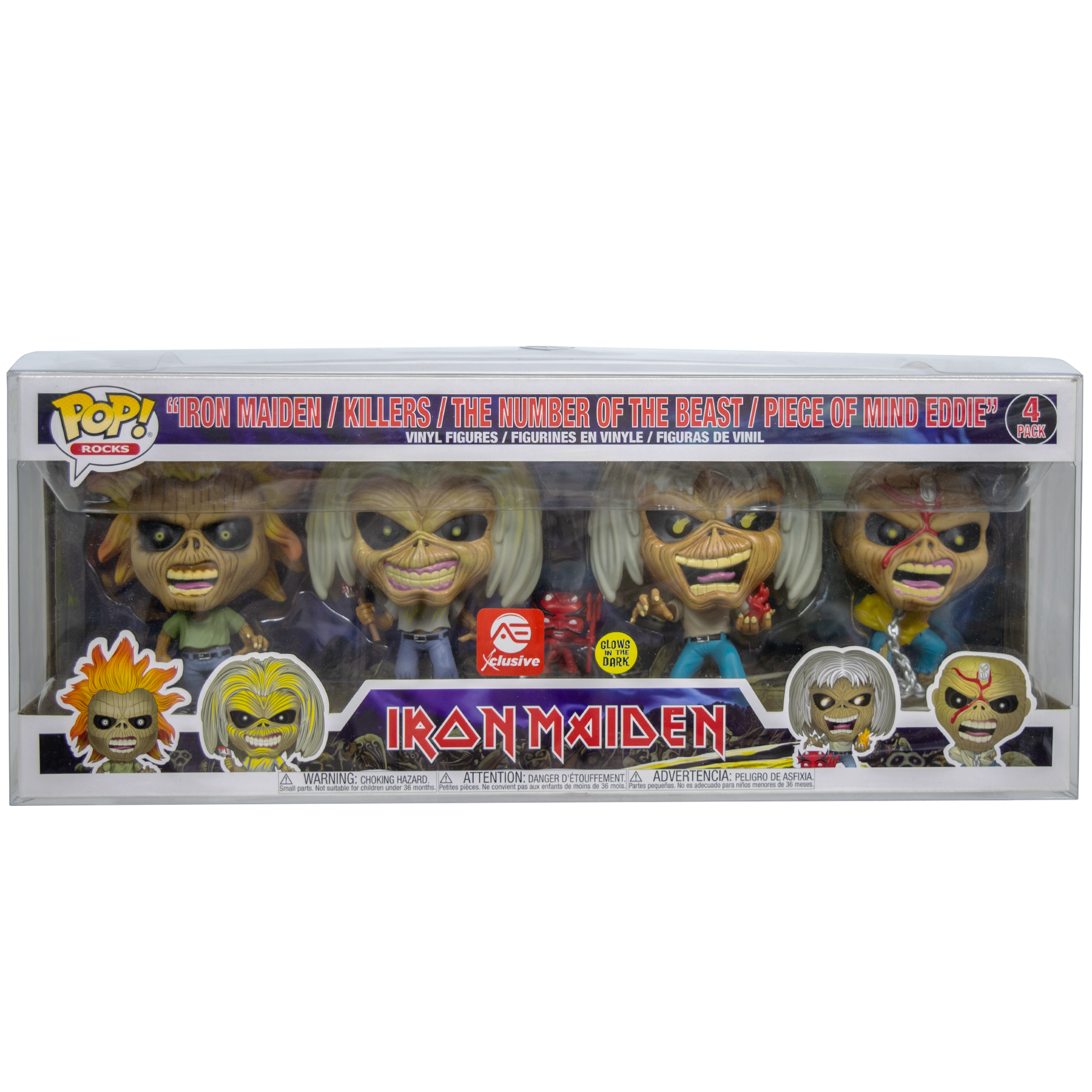 4-Pack Iron Maiden 2020 PopShield Protectors by 7 Bucks a Pop