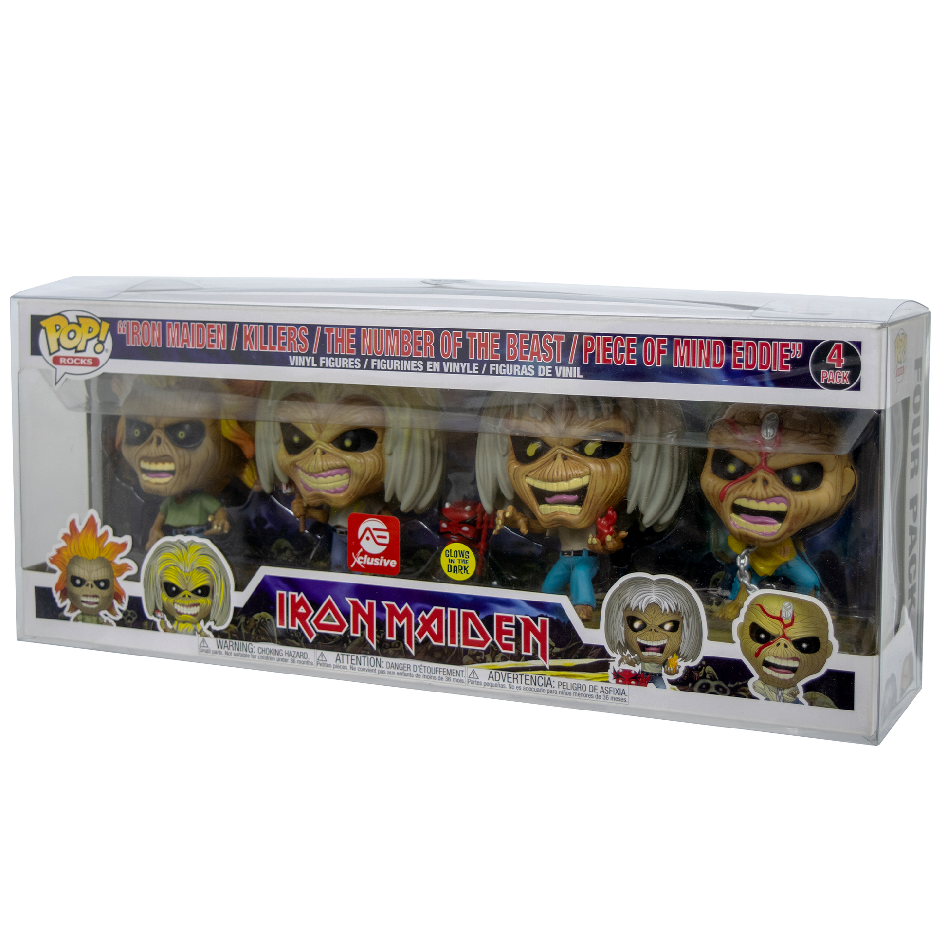 4-Pack Iron Maiden 2020 PopShield Protectors by 7 Bucks a Pop