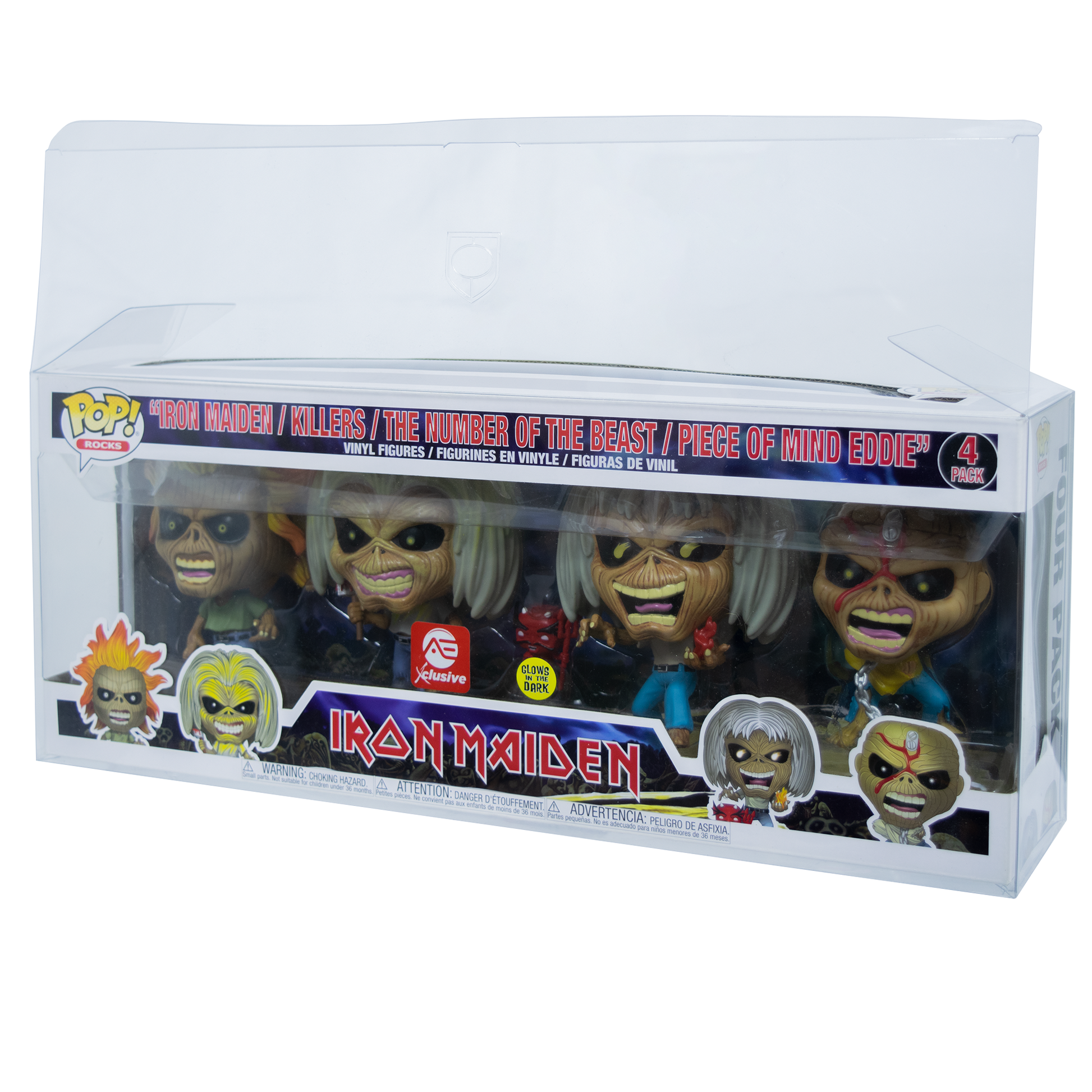 4-Pack Iron Maiden 2020 PopShield Protectors by 7 Bucks a Pop