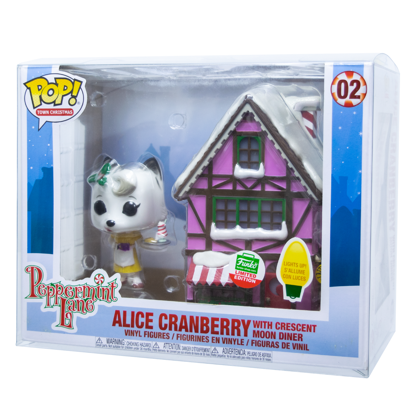 Funko Pop Towns PopShield Protectors for Alice Cranberry with Crescent Moon Diner