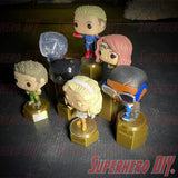 Pedestal display riser stands for Funko Pop showcasing various figures in a tiered arrangement.