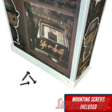 Pop! ALBUMS Floating Shelf Wall Mount | Fits 9W X 3.5D Funko Pop Albums Box | Includes mounting screws - Superhero DIY