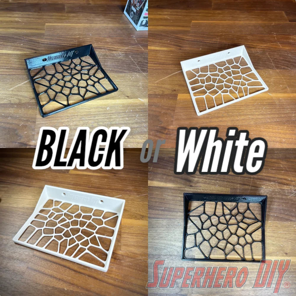 Pop Box Floating Shelves for VENOM | Fits Soft Cases or Funko Box only | Screws included! - Superhero DIY