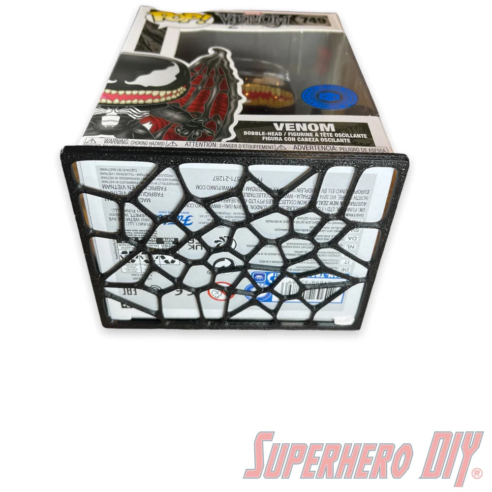Pop Box Floating Shelves for VENOM | Fits Soft Cases or Funko Box only | Screws included! - Superhero DIY