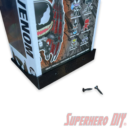 Pop Box Floating Shelves for VENOM | Fits Soft Cases or Funko Box only | Screws included! - Superhero DIY