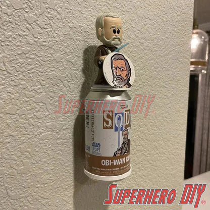 Pop Soda Floating Shelves | Wall Mount your Funko Pop Soda can, figure, and pog coin! Comes with command strips! No Screws, No Drilling! - Superhero DIY