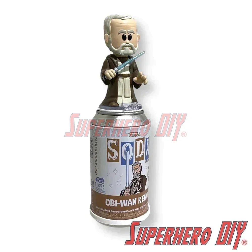 Pop Soda Floating Shelves | Wall Mount your Funko Pop Soda can, figure, and pog coin! Comes with command strips! No Screws, No Drilling! - Superhero DIY
