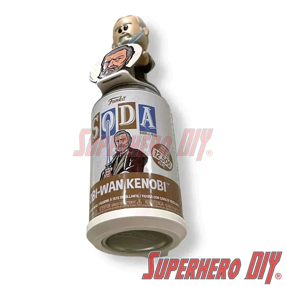 Pop Soda Floating Shelves | Wall Mount your Funko Pop Soda can, figure, and pog coin! Comes with command strips! No Screws, No Drilling! - Superhero DIY