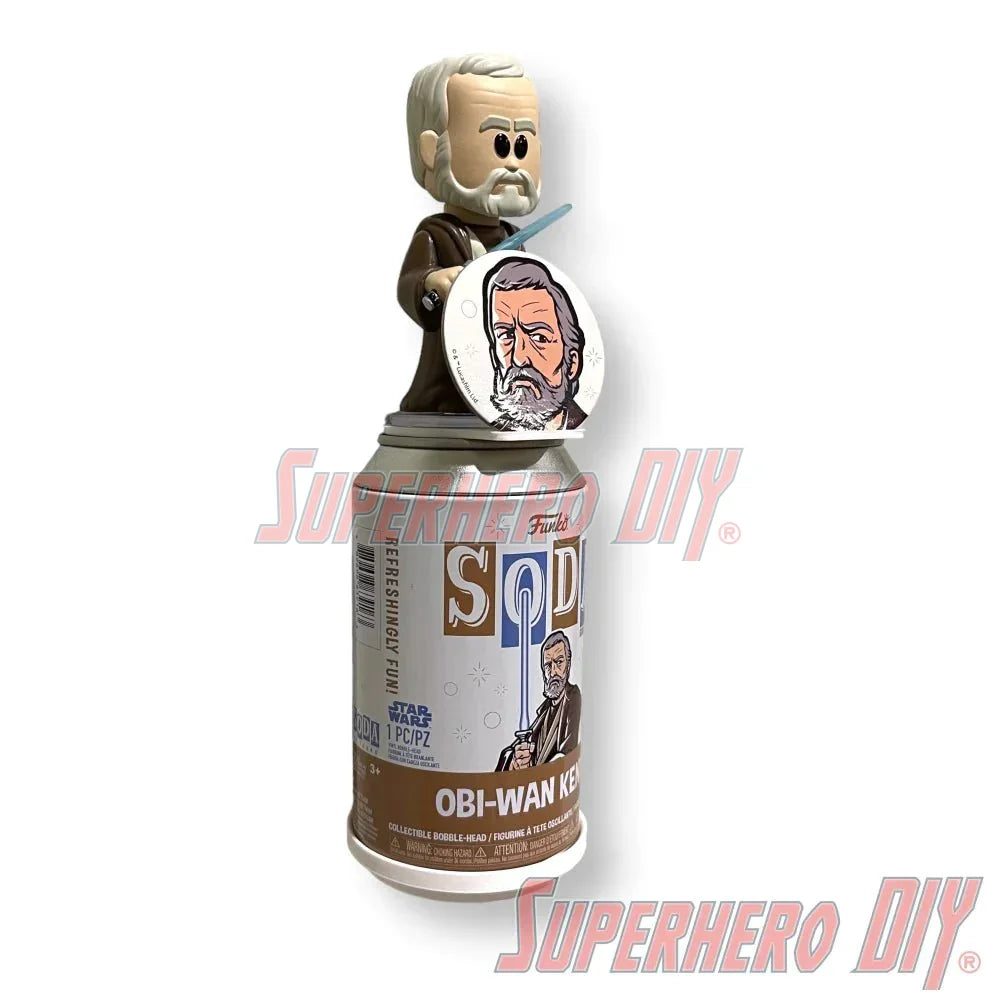 Pop Soda Floating Shelves | Wall Mount your Funko Pop Soda can, figure, and pog coin! Comes with command strips! No Screws, No Drilling! - Superhero DIY