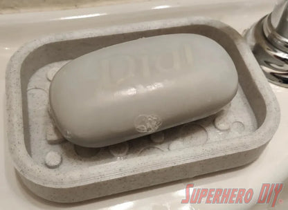 SOAP Bubbles Bar Soap Dish | Bar Soap Holder with soap bubbles design | Available in multiple colors - Superhero DIY