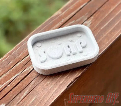 SOAP Bubbles Bar Soap Dish | Bar Soap Holder with soap bubbles design | Available in multiple colors - Superhero DIY
