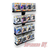 STACKABLE Floating Shelf for Bitty Pop Box Sets - Superhero DIY