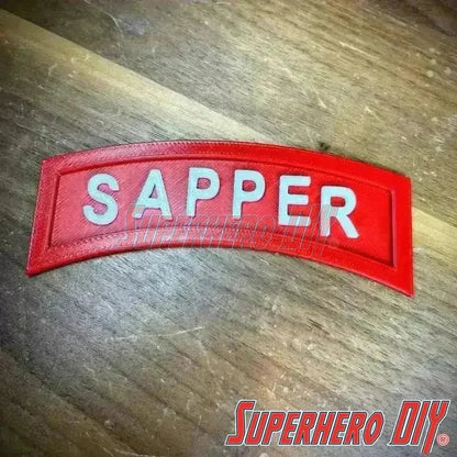 Sapper Tab | 3D-Printed Sapper Combat Engineer Tab | Multiple sizes available - Superhero DIY