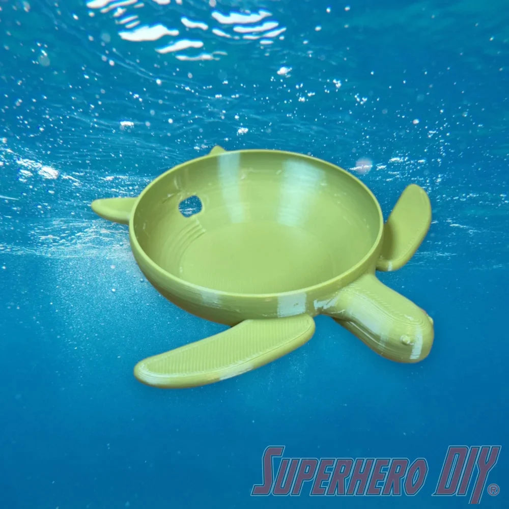 Sea Turtle Base for Google Nest Mini Smart Speaker | Cute Turtle Stand for Google Home Mini Holder | Turtle Google Home Mini Stand - Superhero DIY