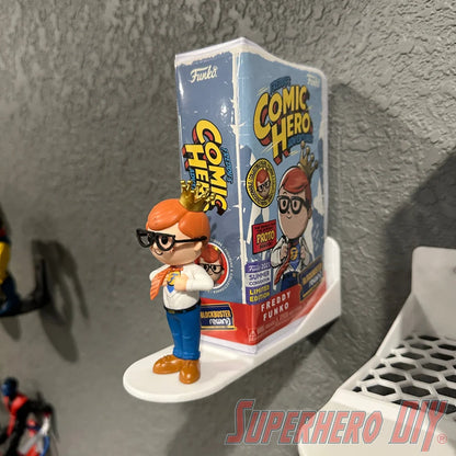 Side-Facing Wall Display for Funko Pop Rewind - Superhero DIY