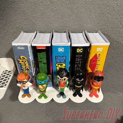 Side-Facing Wall Display for Funko Pop Rewind - Superhero DIY