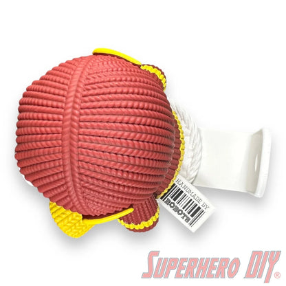 Sliding Woven Shelf for Handmade by Robots Vinyl Figure | Floating Shelf with Knit/Woven Design - Superhero DIY