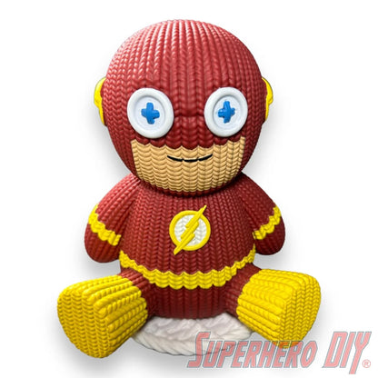 Sliding Woven Shelf for Handmade by Robots Vinyl Figure | Floating Shelf with Knit/Woven Design - Superhero DIY