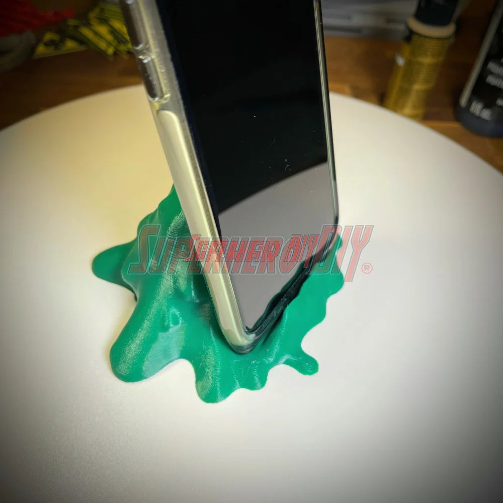 Slime Phone Stand | Funky Cool Phone Stand works with bulky cases and multiple types of phones/tablets! - Superhero DIY