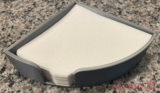 Small Size 01 Filter Holder for Hario V60 Coffee Filters | Simple Filter Organizer for V60 Paper Coffee Filters Single Use Pour Over - Superhero DIY