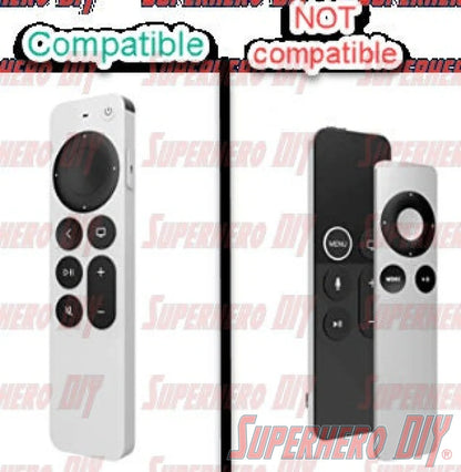 Stand for Apple TV Remote – Never Lose Your Apple TV Siri Remote Again! 3D-printed holder for Apple TV Siri Remote - Superhero DIY