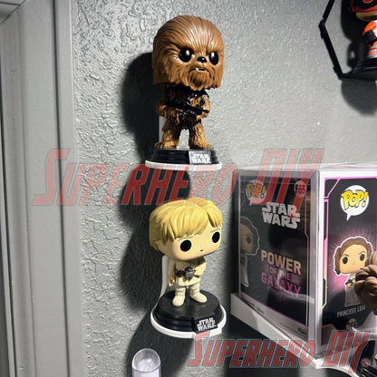 Star Wars Funko Pop Floating Display Shelf – Perfect Fit for Large Bases! Collectibles Displays