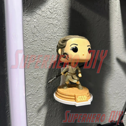 Star Wars Funko Pop Floating Display Shelf – Perfect Fit for Large Bases! Collectibles Displays