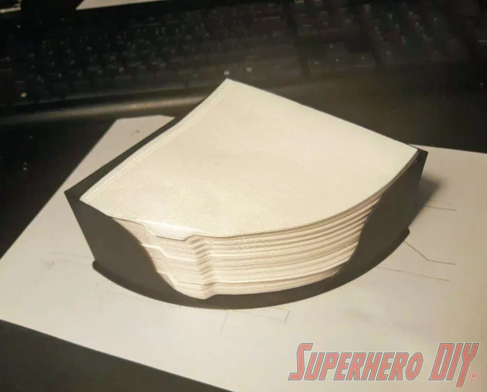 Tall Filter Holder for Hario V60 Coffee Filters | Simple Filter Organizer for V60 Paper Coffee Filters Single Use Pour Over Cone Filters - Superhero DIY