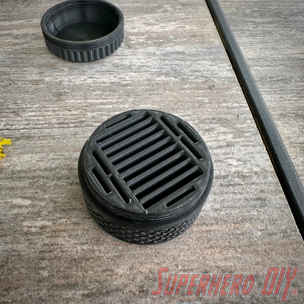 Durable SD card travel case with tire tread design, provides rugged protection and organized storage for memory cards while traveling