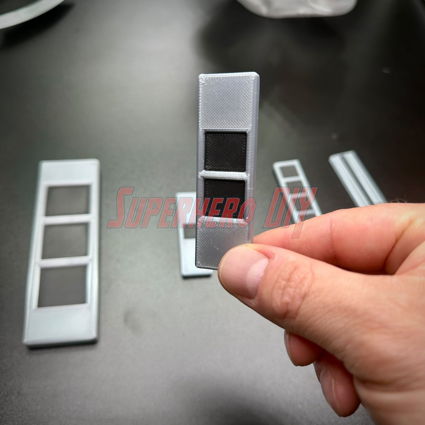 3D-printed US Army Warrant Officer Rank Insignia in hand, multiple sizes available, perfect for displays and tributes.