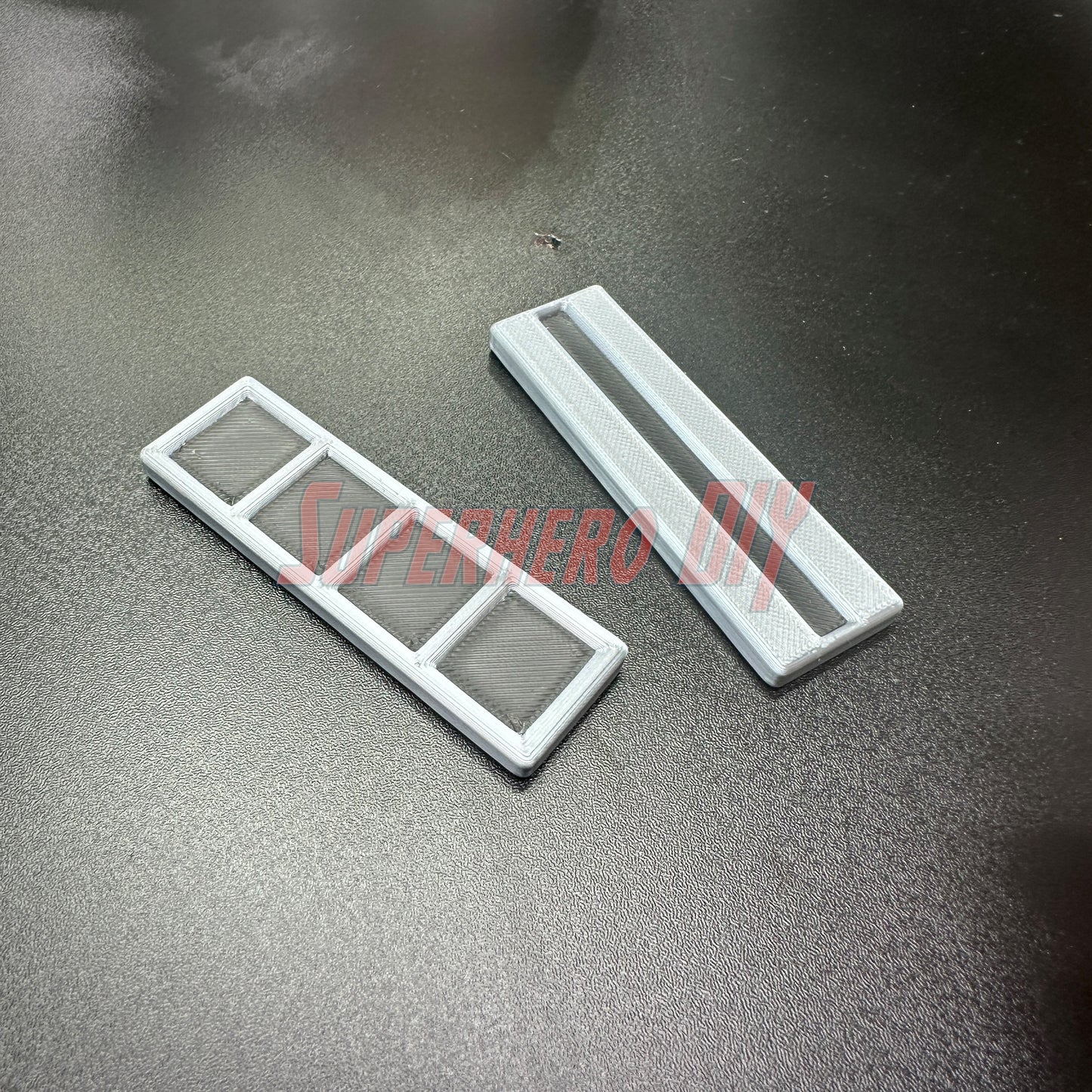 3D replicas of US Army Warrant Officer Rank Insignia, available in multiple sizes, displayed on black surface.