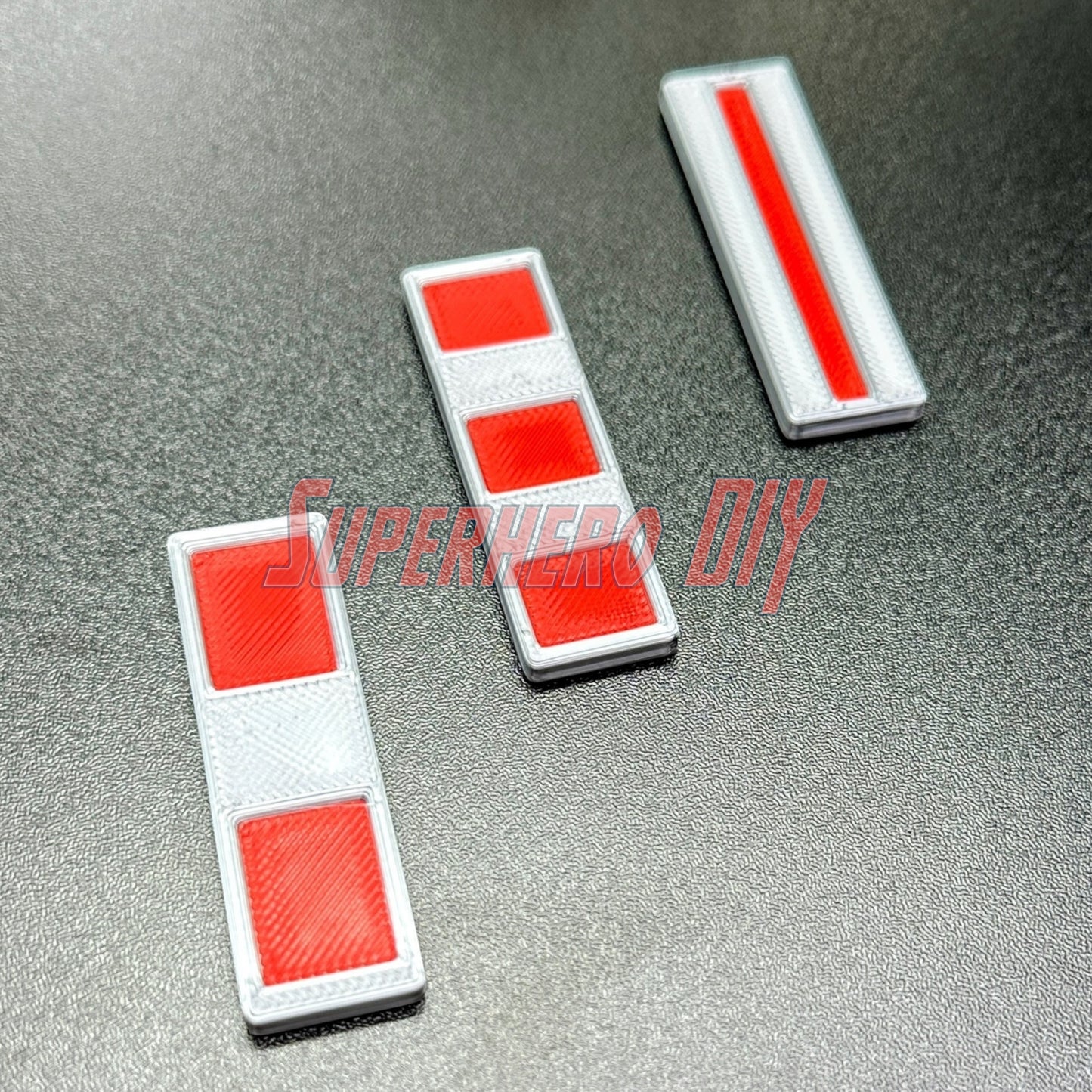 USMC Chief Warrant Officer Rank | Multiple sizes available | Marine Corps CWO rank insignia replicas in red and white colors.