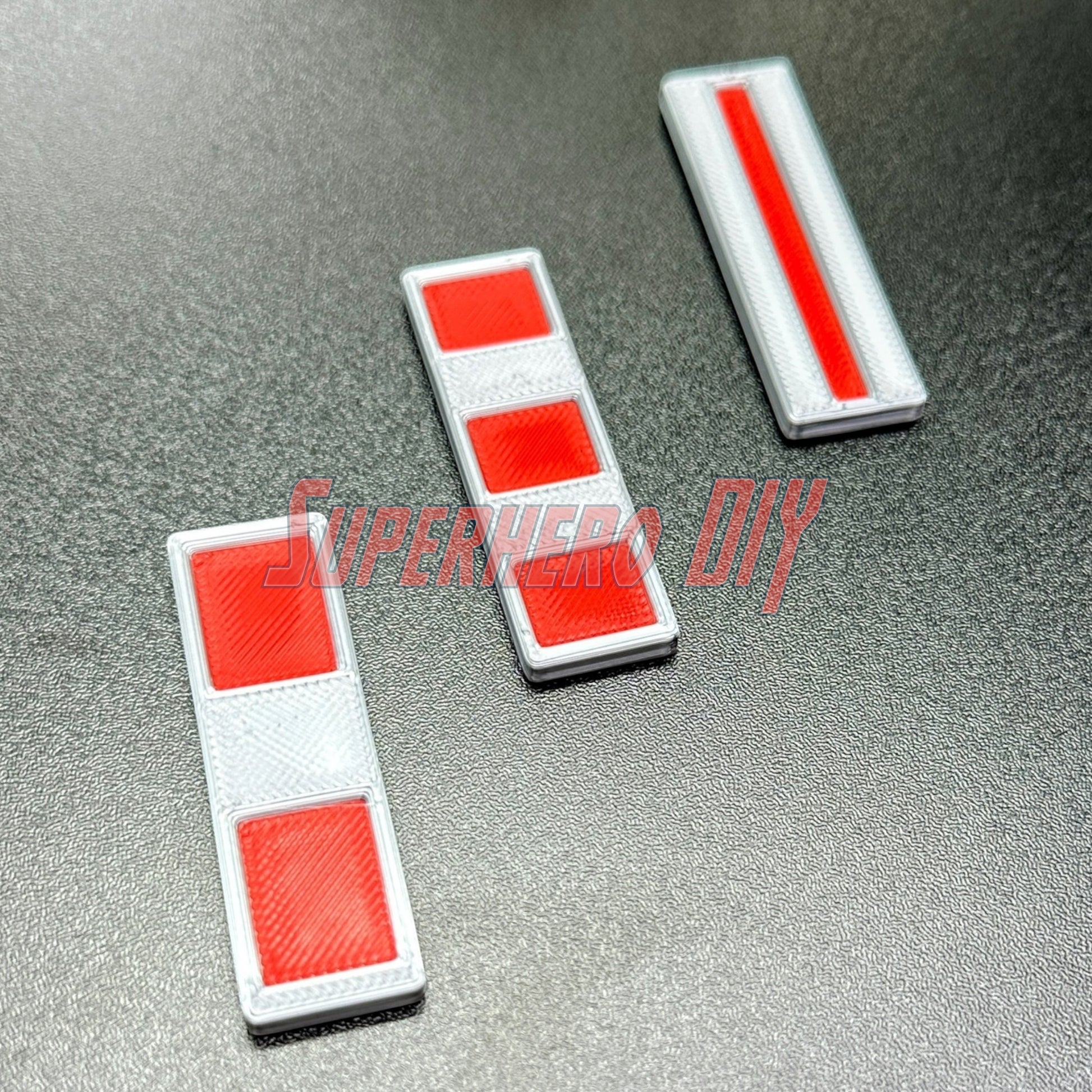 USMC Chief Warrant Officer Rank | Multiple sizes available | Marine Corps CWO rank insignia replicas in red and white colors.