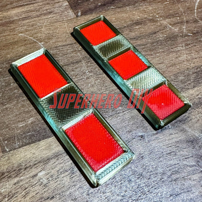 USMC Chief Warrant Officer Rank | Multiple sizes available | Marine Corps CWO rank insignia in gold and red