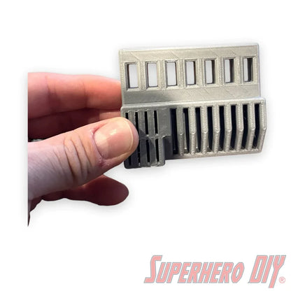 Ultimate Flash Drive Holder SD Card Holder MiniSD Holder | SD Card organizer Flash drive organizer USB Drive holder MiniSD organizer - Superhero DIY