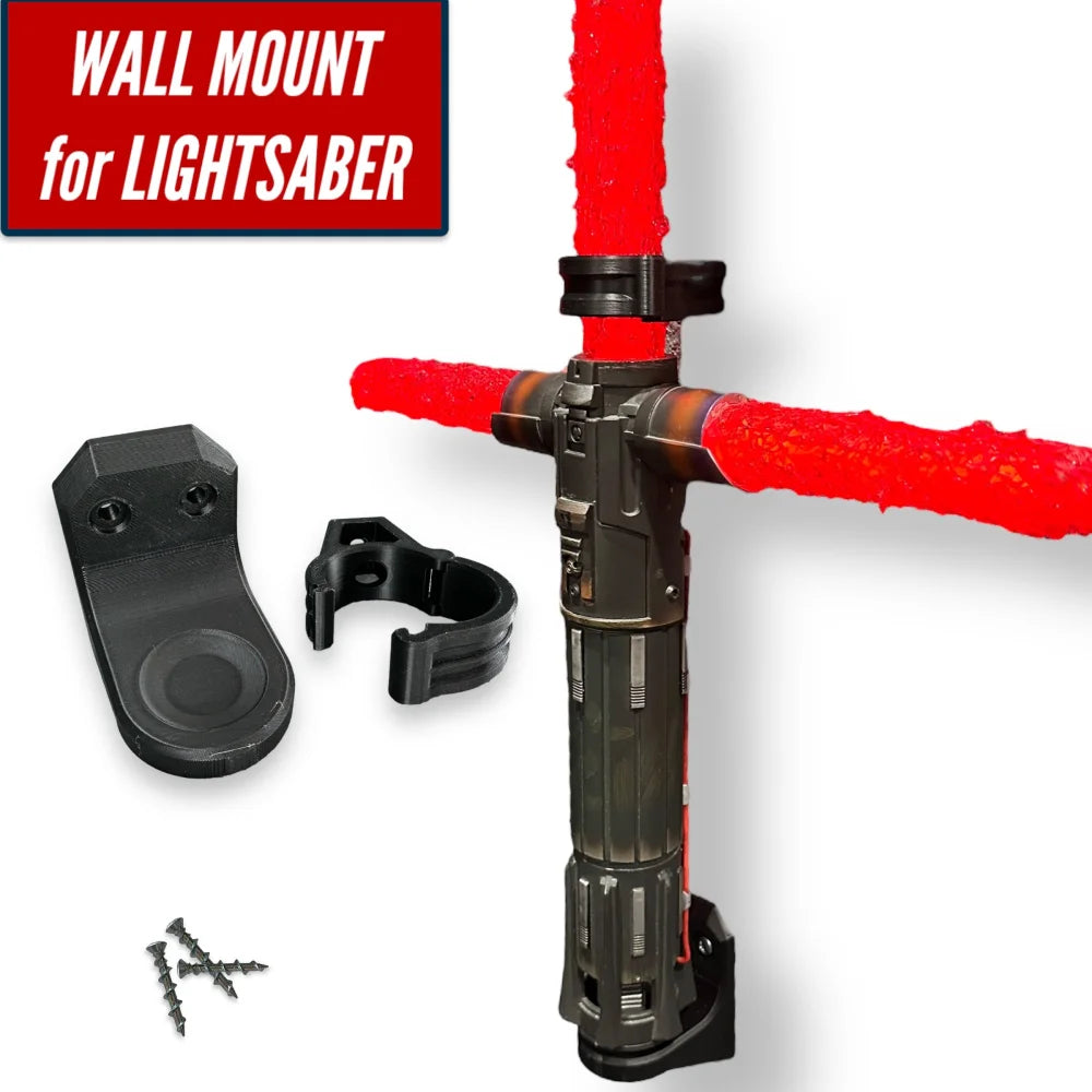 Vertical Wall Mount for Lightsabers - Superhero DIY