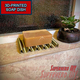 WAVY Soap Dish | Bar Soap Holder or sponge holder with simple wave design | Available in multiple colors - Superhero DIY