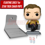 Wall Mount Display Stand for Star Trek Chair Funko Pops - Superhero DIY