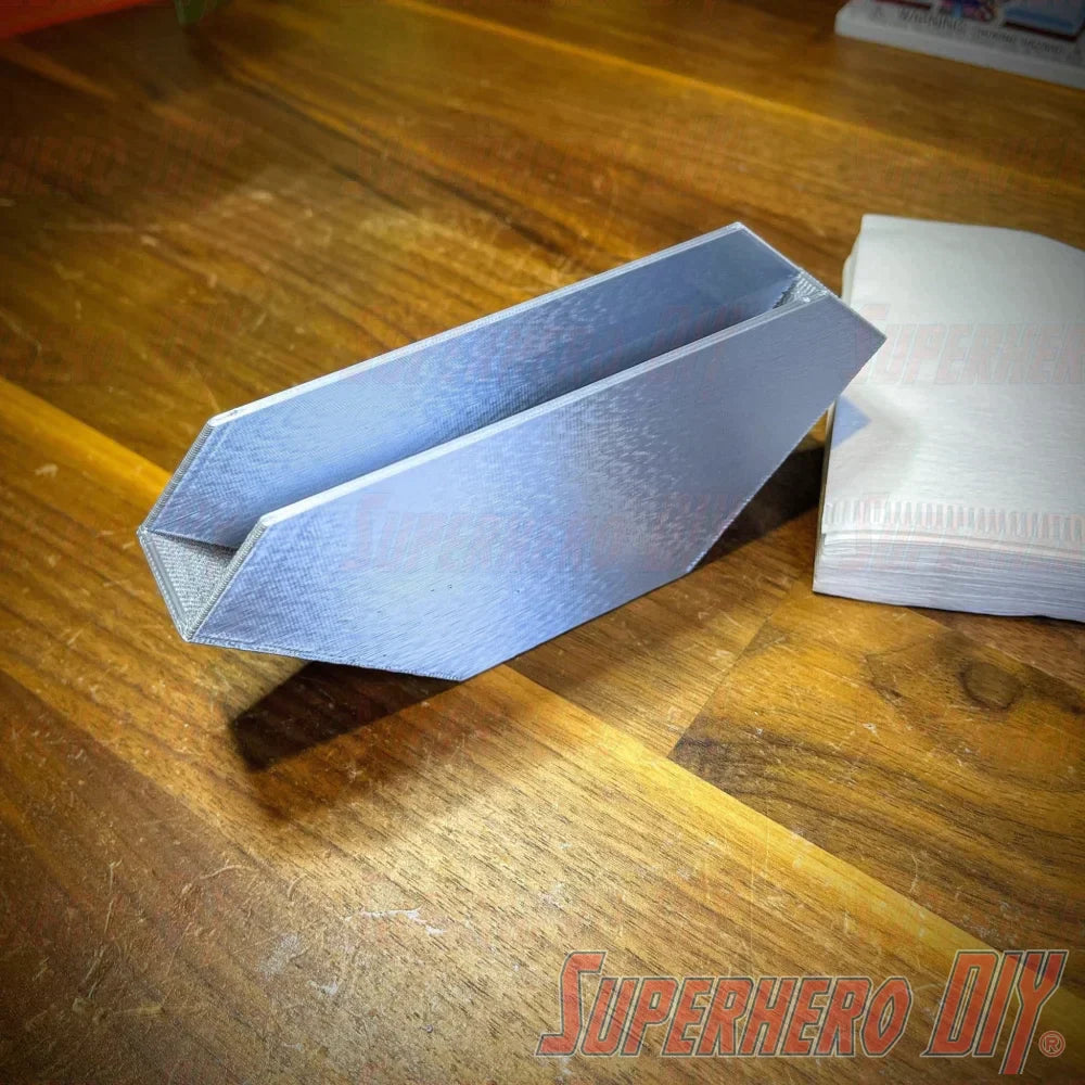 Wall Mount Filter Holder for Hario V60 Coffee Filters | Inside Shelf Filter Storage for V60 Paper Coffee Filters | Command strip included - Superhero DIY