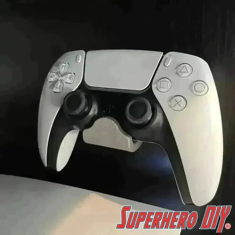 Wall Mount for PS5 Controller | PlayStation DualSense Controller Wall Mount | Includes Command Strip for Controller Stand - Superhero DIY
