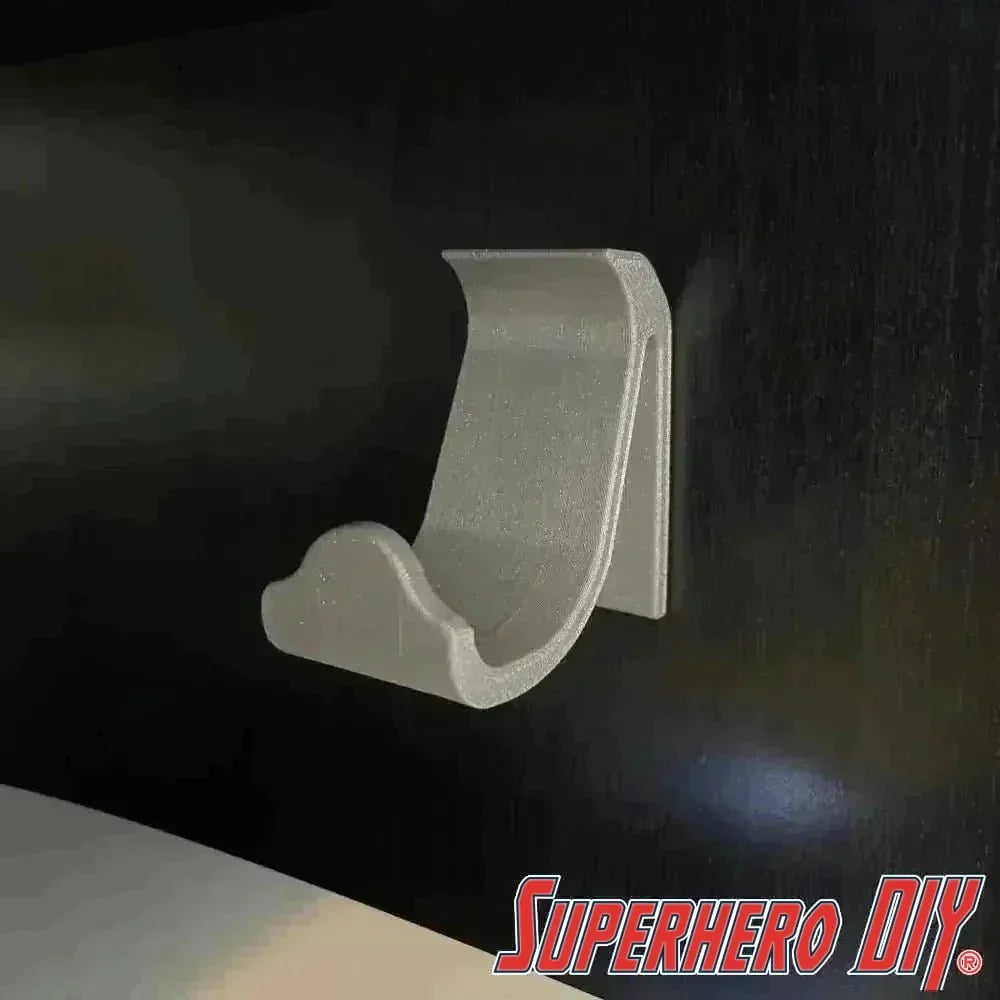 Wall Mount for PS5 Controller | PlayStation DualSense Controller Wall Mount | Includes Command Strip for Controller Stand - Superhero DIY