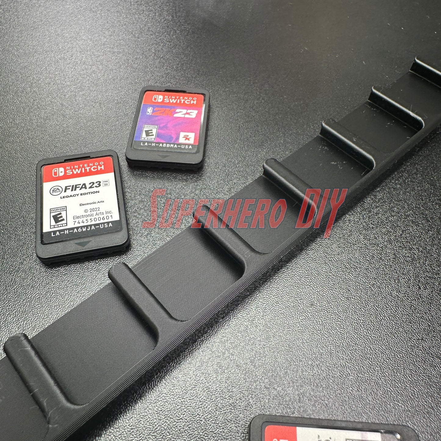 Game Cartridge Holder for Nintendo Switch – 5 or 10 Slot Display Rack with game cartridges