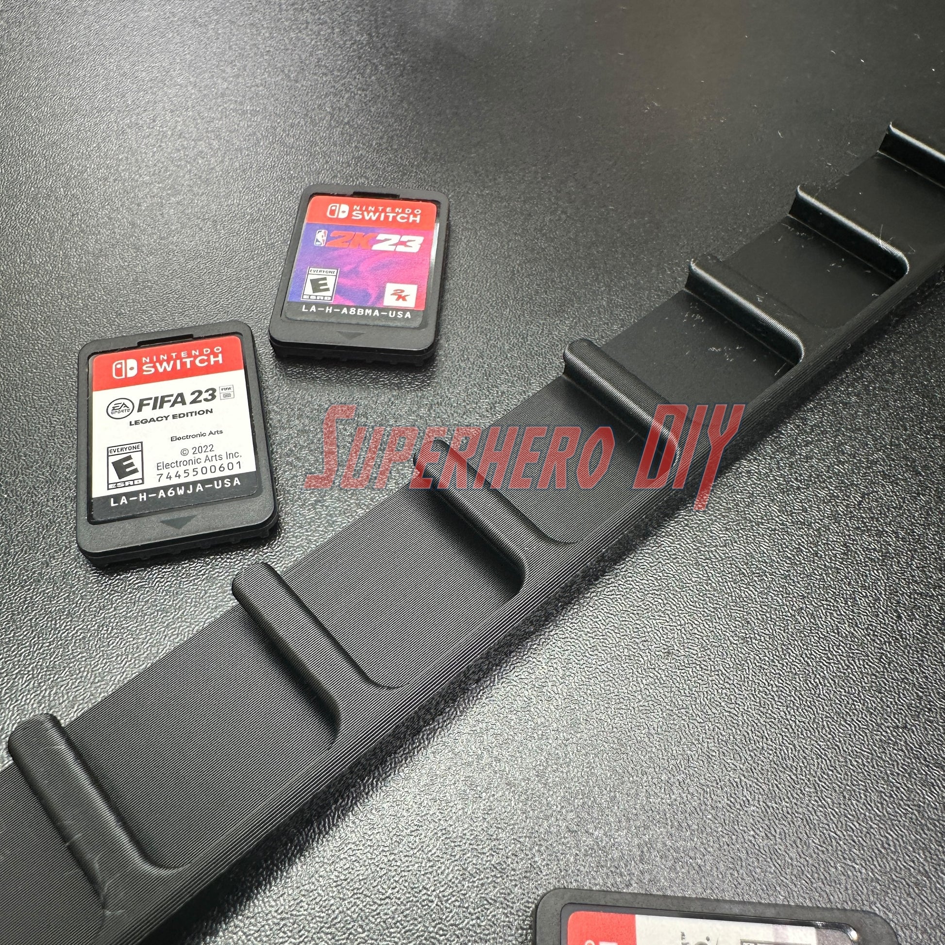 Game Cartridge Holder for Nintendo Switch – 5 or 10 Slot Display Rack with game cartridges