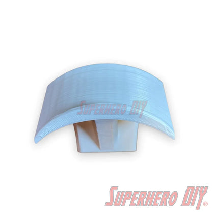 Wall Mounted Headphone Stand | No screws no drilling and fits most headphones | Mount with included Command strips - Superhero DIY