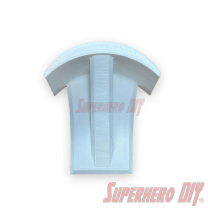 Wall Mounted Headphone Stand | No screws no drilling and fits most headphones | Mount with included Command strips - Superhero DIY