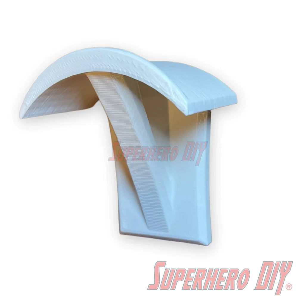 Wall Mounted Headphone Stand | No screws no drilling and fits most headphones | Mount with included Command strips - Superhero DIY