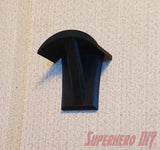 Wall Mounted Headphone Stand | No screws no drilling and fits most headphones | Mount with included Command strips - Superhero DIY
