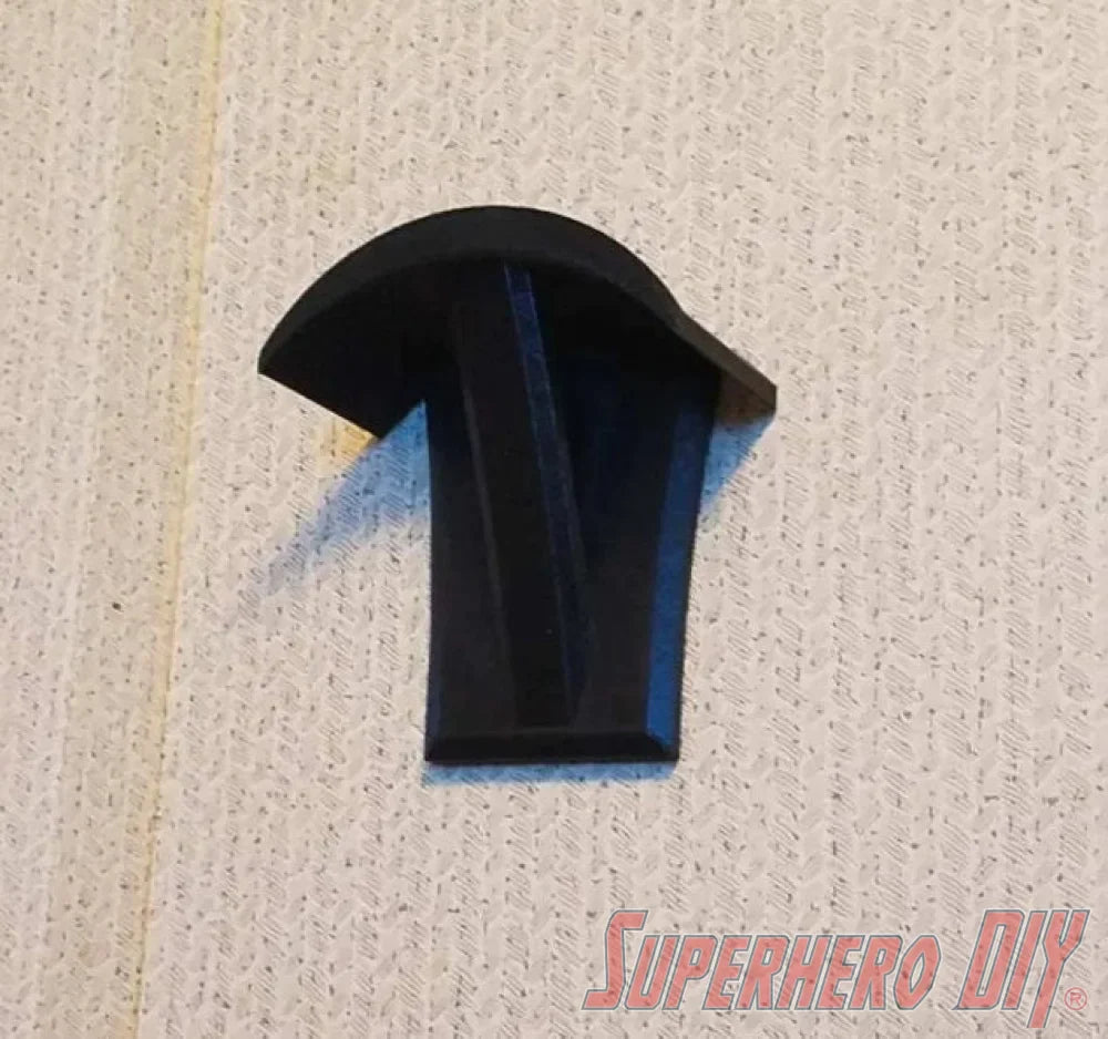 Wall Mounted Headphone Stand | No screws no drilling and fits most headphones | Mount with included Command strips - Superhero DIY