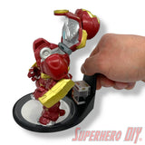 Wall shelf for Bitty Bots, designed to display Funko Bitty Pop figures alongside their matching Bitty Bot companion box